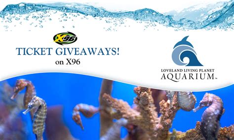 Loveland living planet aquarium tickets - The Aquarium is open daily from 10:00 a.m. to 6:00 p.m. (last entry at 5:00 p.m.) On Monday nights the Aquarium hours are extended to 8:00 p.m. (last entry at 7:00 p.m.) The Aquarium is closed on Thanksgiving Day and Christmas Day. Our hours will be shortened on Christmas Eve. Find Events. List. 